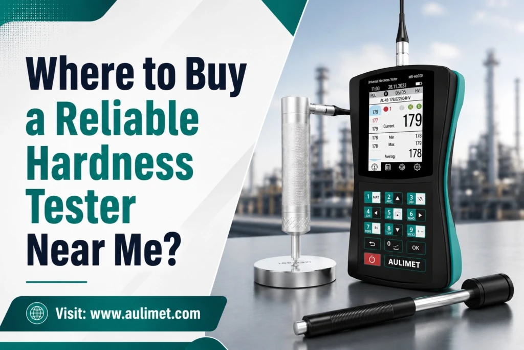 AULIMET MR-HD700 Universal Portable Hardness Tester for industrial metal hardness testing – Where to Buy a Reliable Hardness Tester Near Me